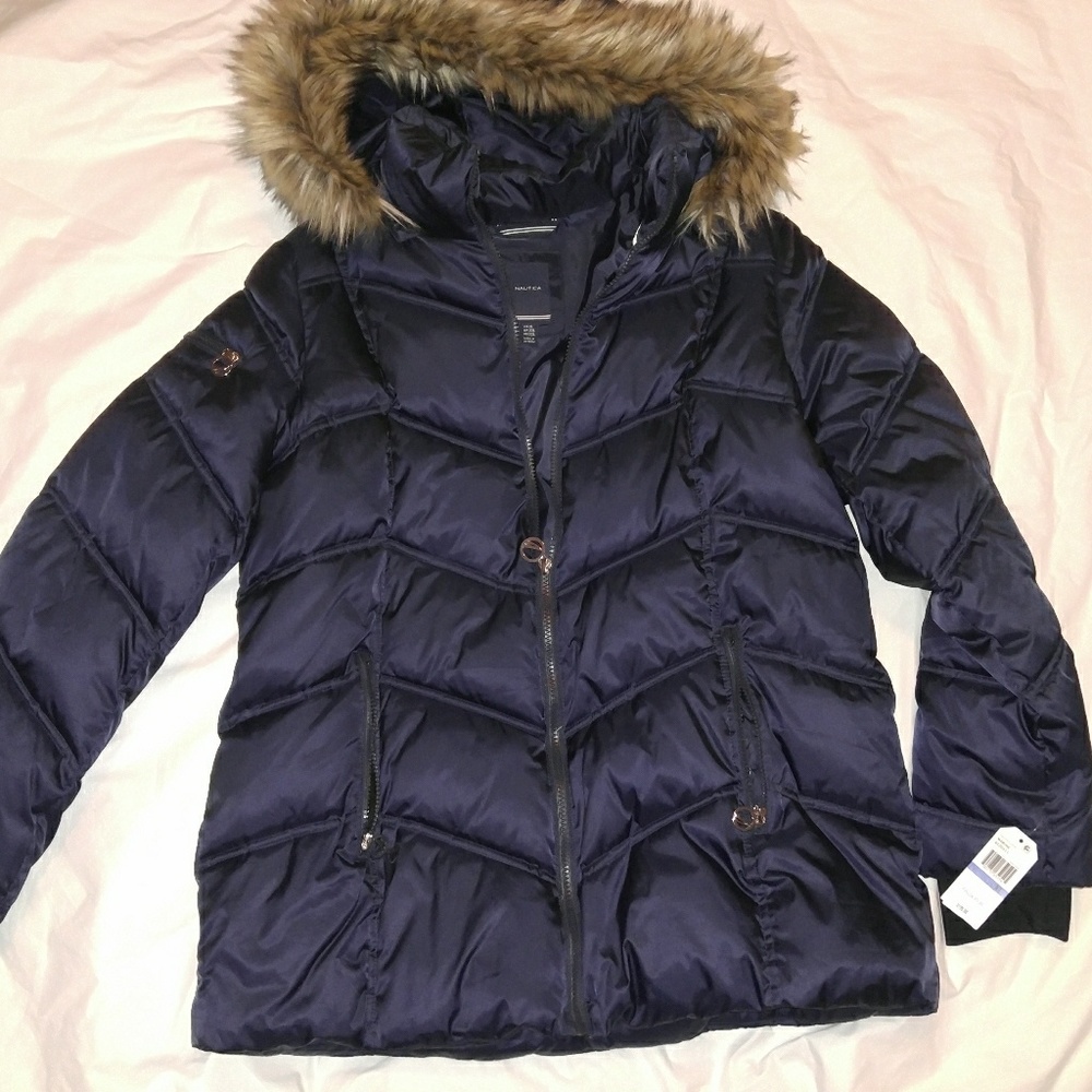 Womens Nautica. Marine Parka size XL NWT